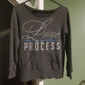 Flag Nor fail off the shoulder sweatshirt